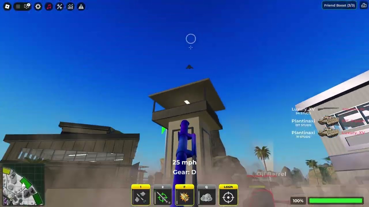 Destroying War Tycoon server with the BMD-4M