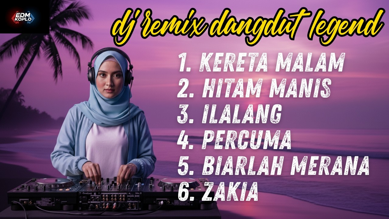 6 Lagu Dangdut Legend | Kereta Malam, Hitam Manis. Ilalang, Percuma, Biarlah Merana, Zakia