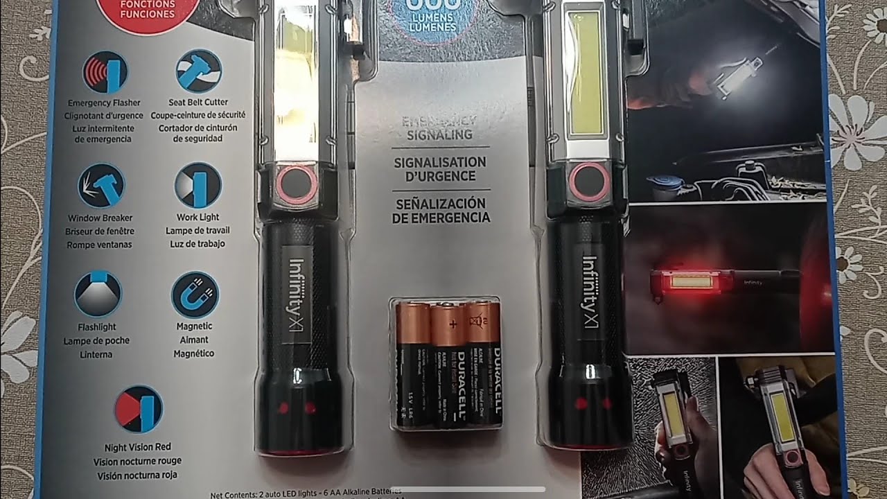 Infinity x1 auto light from costco