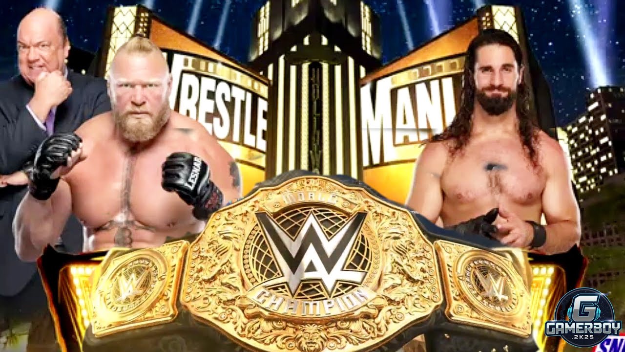 FULL MATCH | BROCK LESNAR VS SETH ROLLINS | WORLD HEAVYWEIGHT CHAMPIONSHIP 😱💥