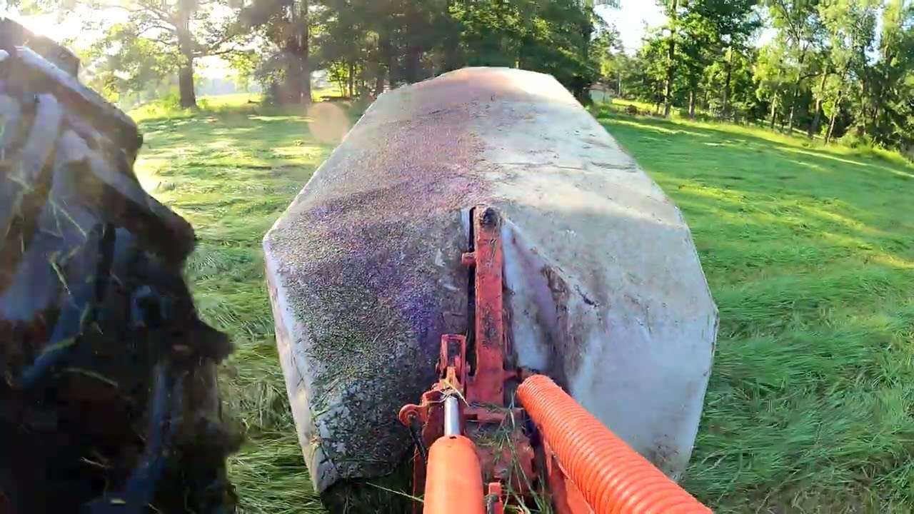 Cutting Some Thick Hay
