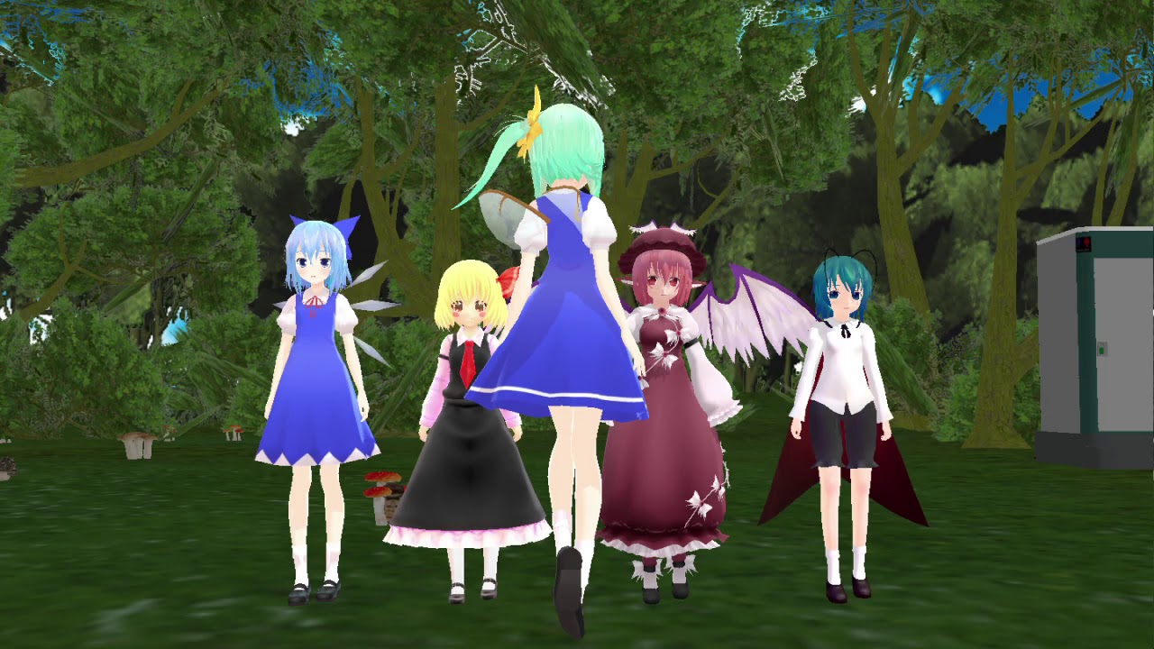 【東方MMD】意識高い系バカルテット
