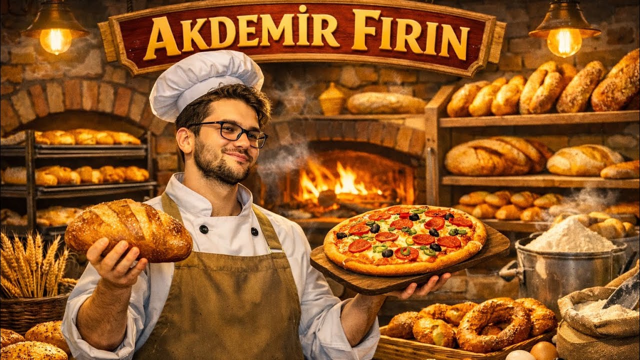 SICAK SICAK  TAZE TAZE PİZZALAR BÖREKLER EKMEKLER SİMİTLER AKDEMİR FIRINDA I Breezy Bakes #2 I