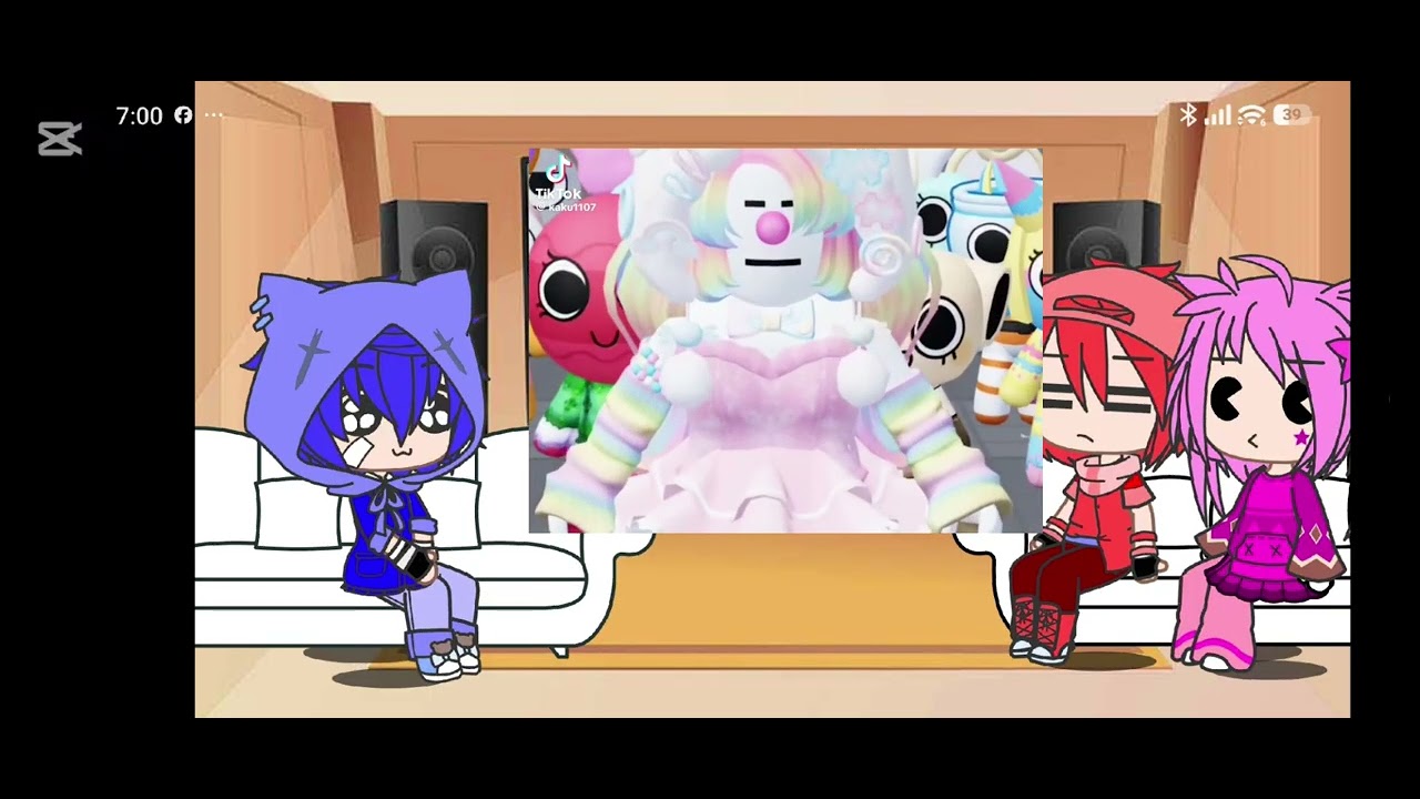 Mis oc's reaccionan a dandy world (original?)