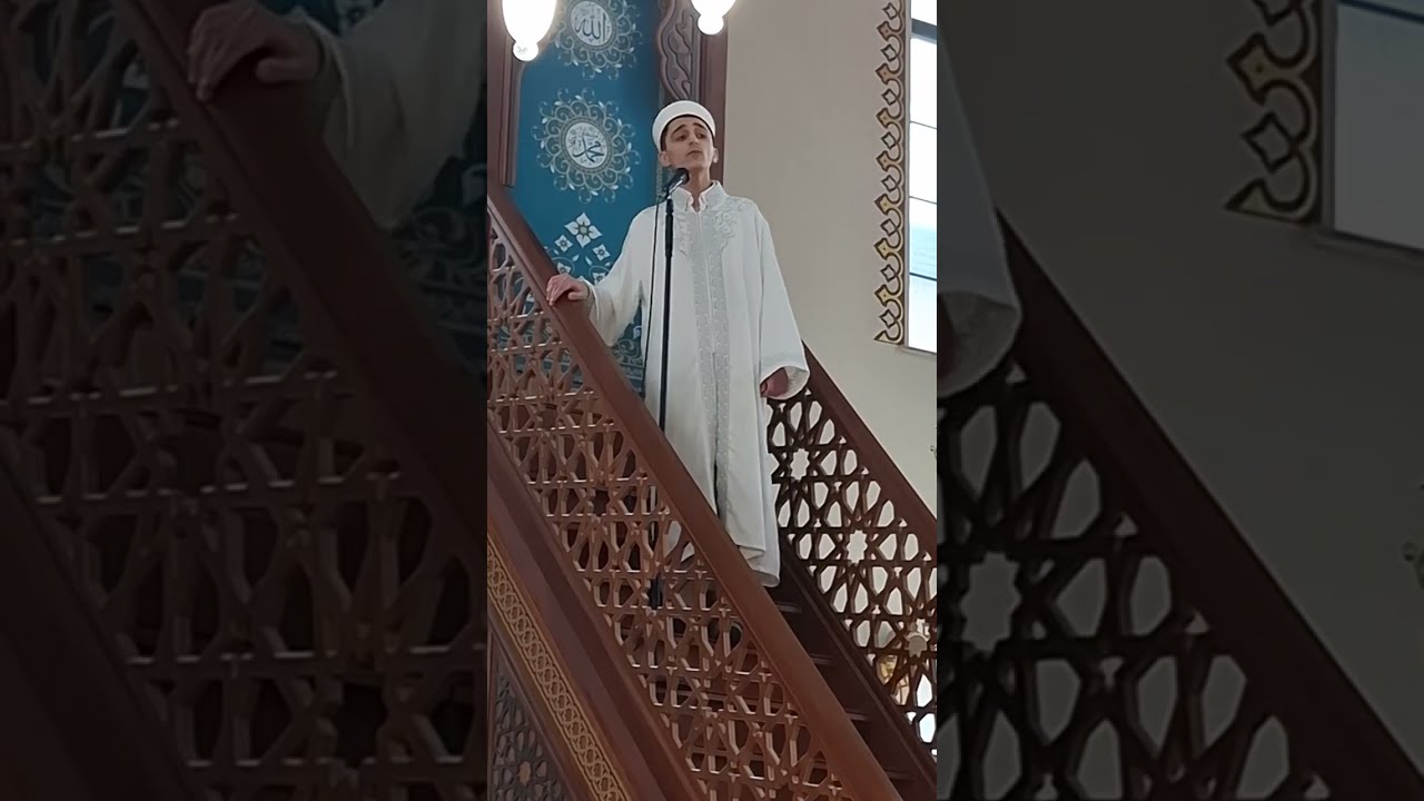  Genç hatipler hutbe okuma yarışması Genç hatipler minberde.Etkili hutbe sunumu