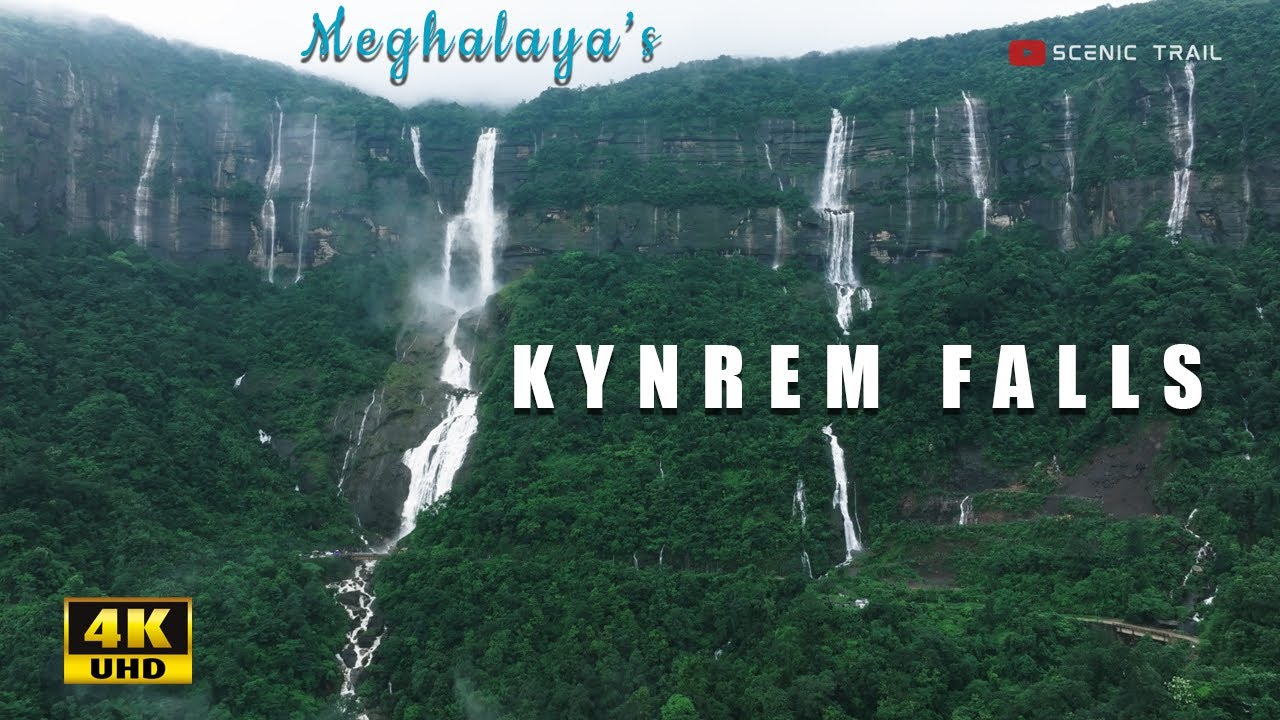 MONSOON'S KYNREM FALLS , Meghalaya - INDIA
