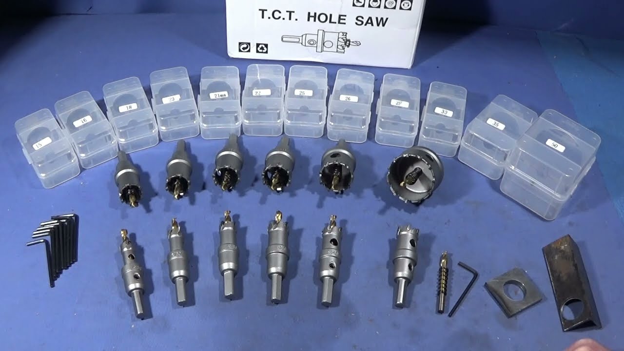 New Upgraded Drillpro Carbide Hole Saw Set Review & Test