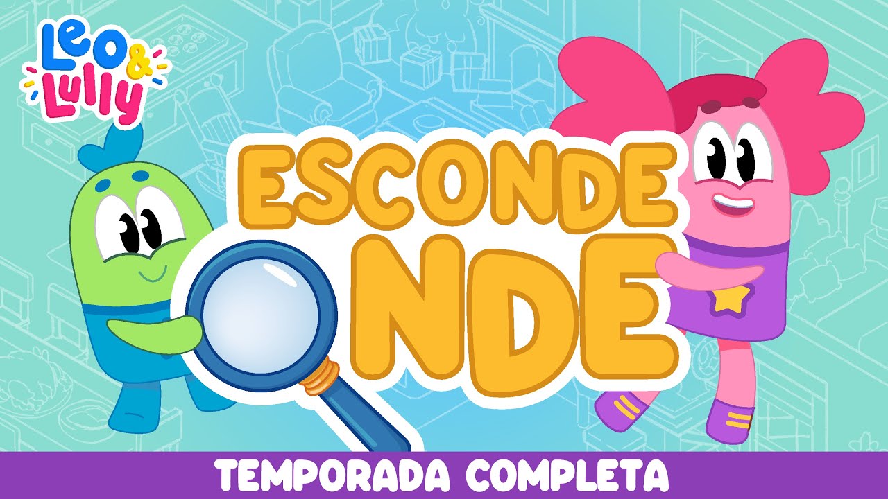 TEMPORADA COMPLETA! O MELHOR VÍDEO DE ESCONDE ONDE | 1 HORA DE VÍDEO | BRINCANDO COM LEO E LULLY