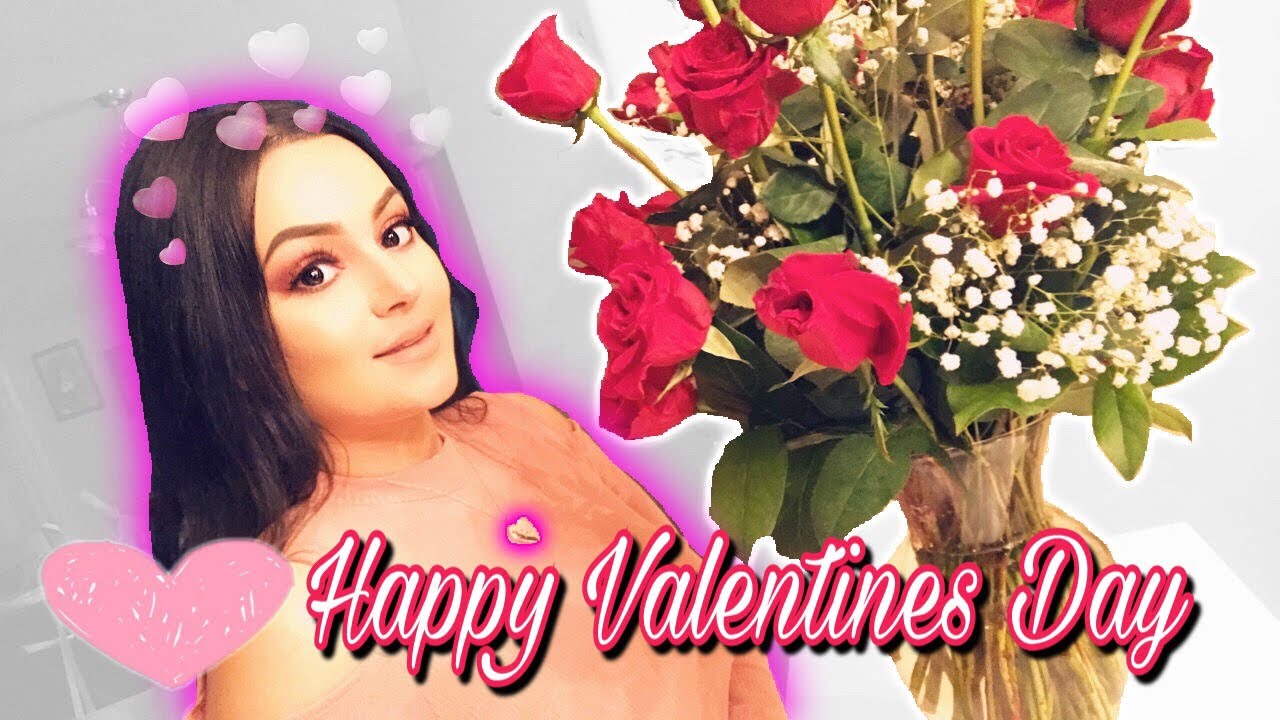Husband Surprises Me For Valentines Day! (Gets Emotional)