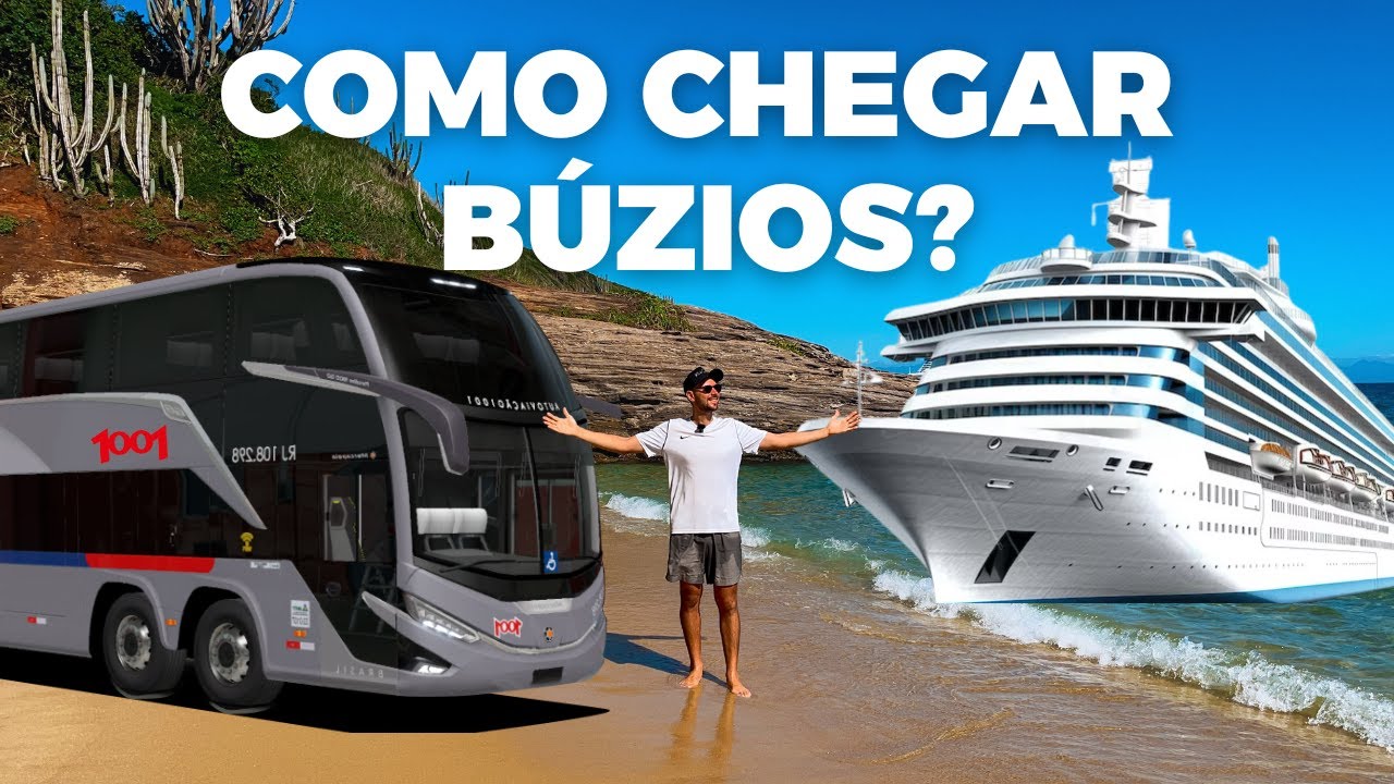 COMO CHEGAR EM BÚZIOS - Rodoviária de Búzios do ônibus 1001 + Transfer para Búzios!