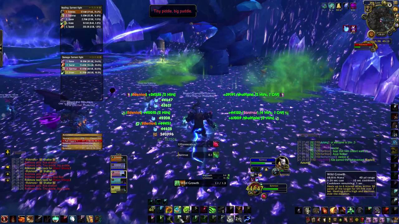 WOW Legion - Neltharion's Lair Mythic Rokmora