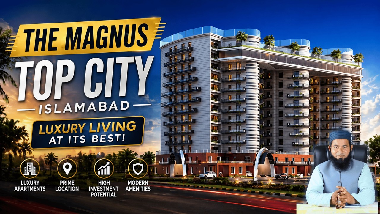 The Magnus Luxury Apartments in Top City-1 Islamabad