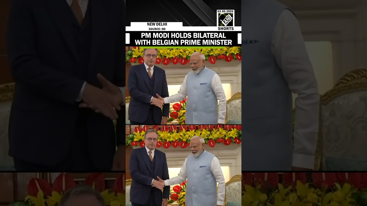 PM Modi holds bilateral meeting with Belgium Prime Minister Bart De Wever in New Delhi