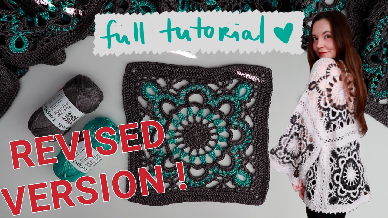 Granny Square Lace Top Tutorial – Crochet this Viral Sweater!