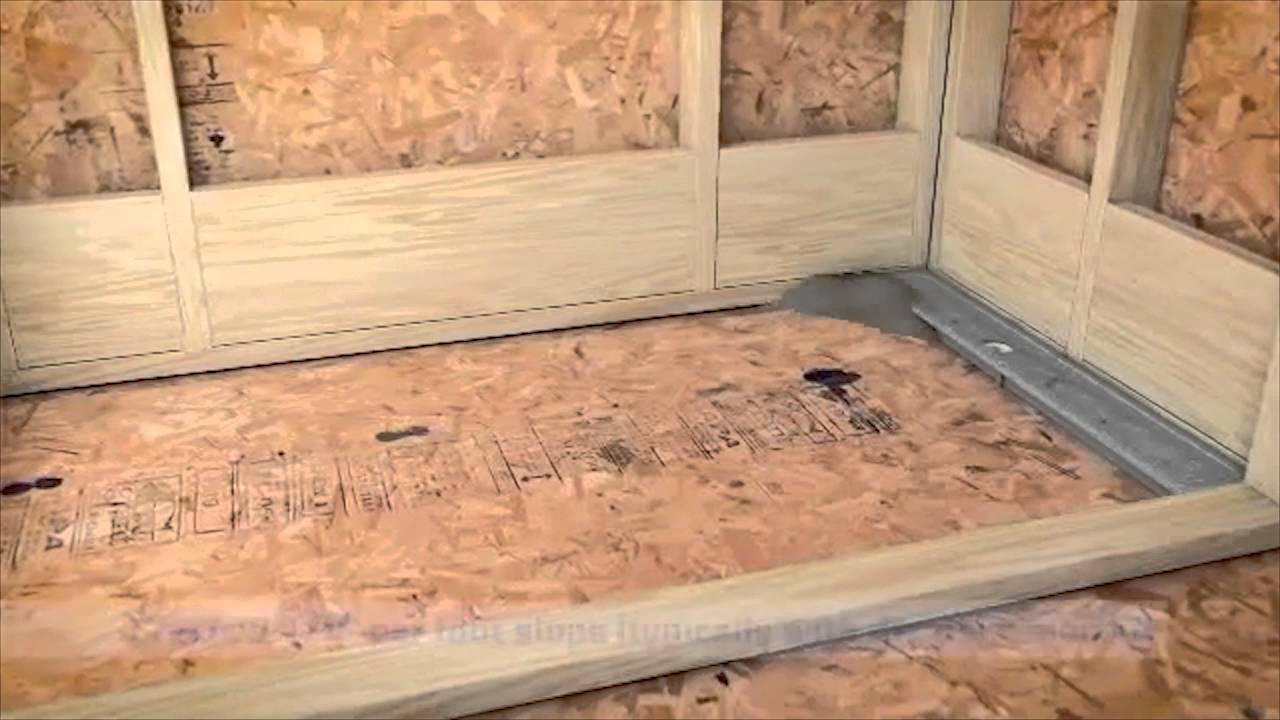 FreeStyle Linear Drain Installation in a Thin Bed Application youtube
