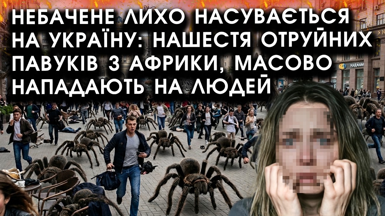 Небачене ЛИХО насувається на Україну: нашестя отруйних ПАВУКІВ з Африки, масово нападають на людей