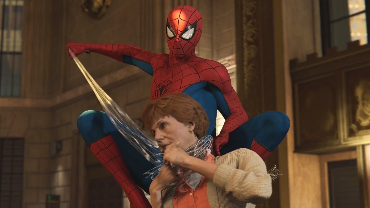 Spider-Man vs Aunt May in Marvel's Spider-Man (Spider-Man PS4 Mods)