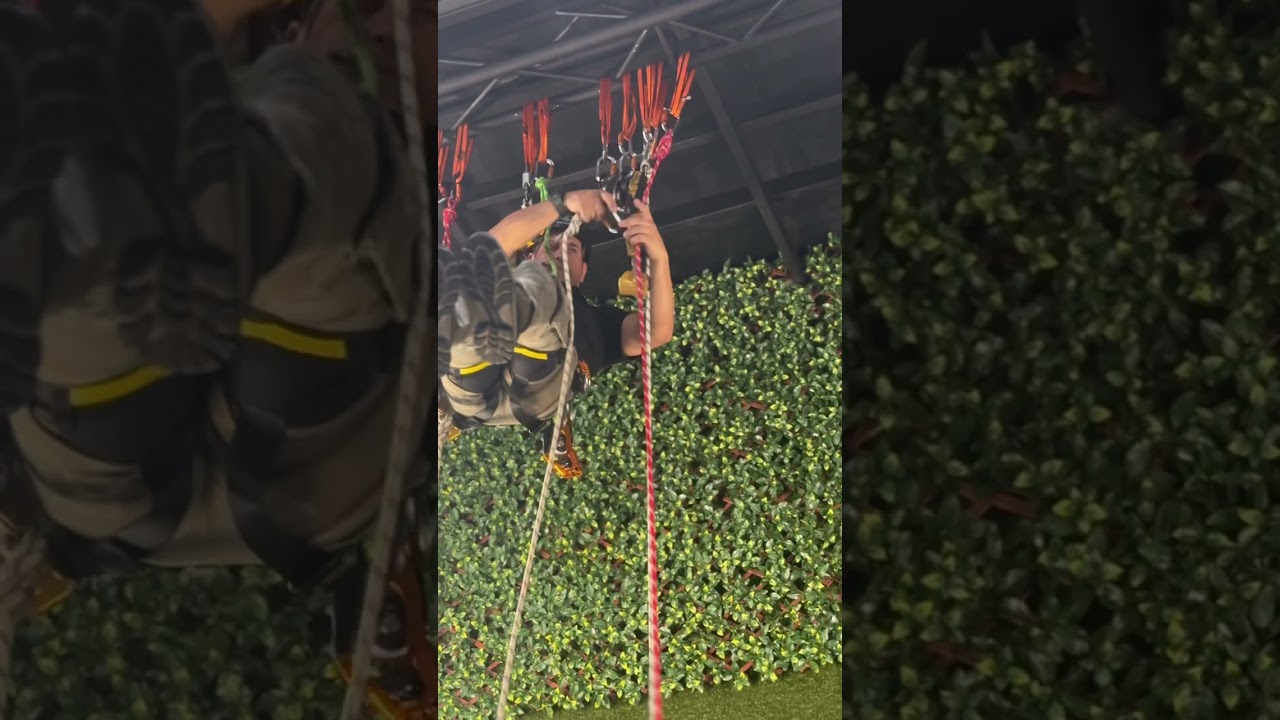 SPRAT rope access course Level 2 - 7.8 raising and lowering: suspended load - Bravus Academy