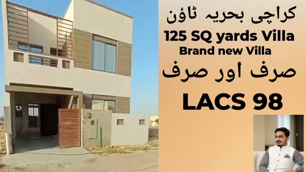 Karachi bahria town 125sqyards villa only 98 lac Precinct 15 