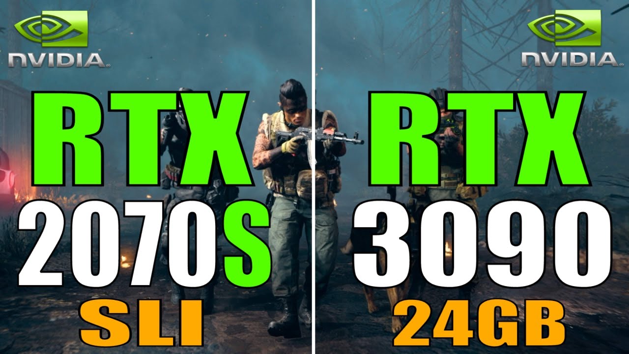 RTX 2070 SUPER - SLI (2X8GB) vs RTX 3090 (24GB) || INTEL i9 10900K || PC GAMES TEST ||