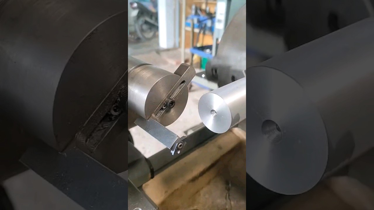 lathe machine radius cutting #lathe #machine #bigindustry