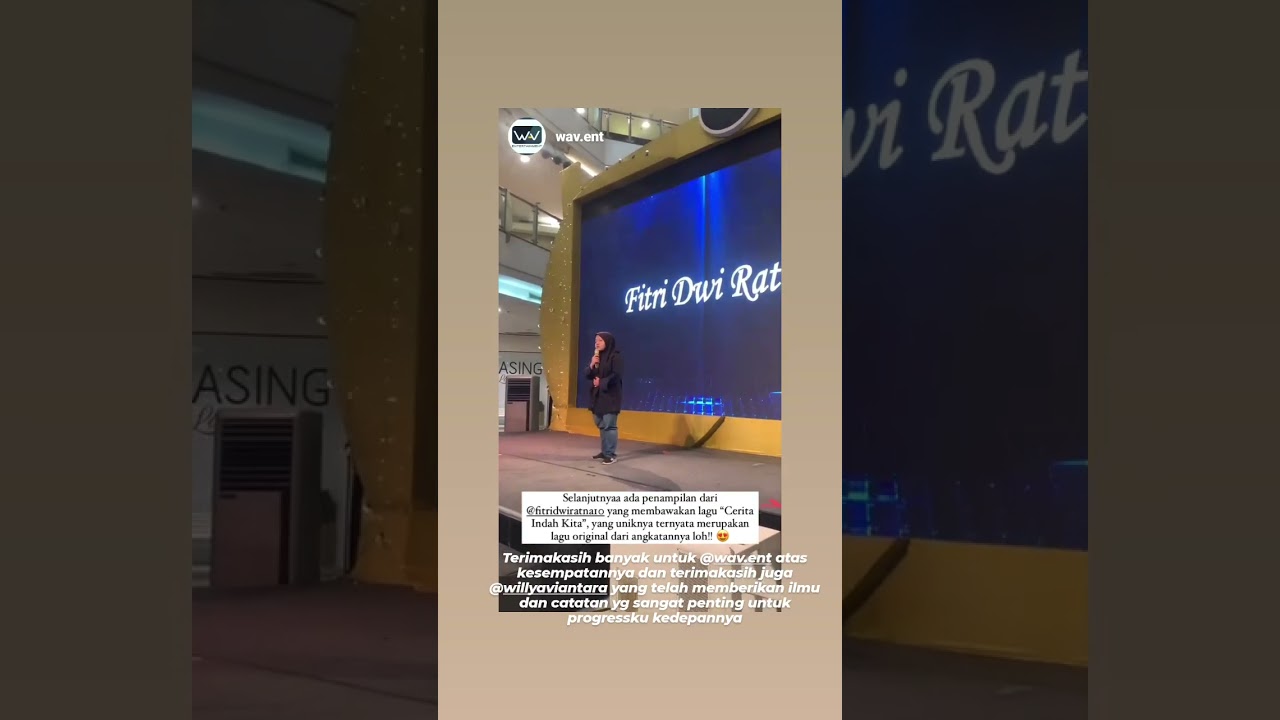Reiza-Cerita indah kita (Laventium) event 