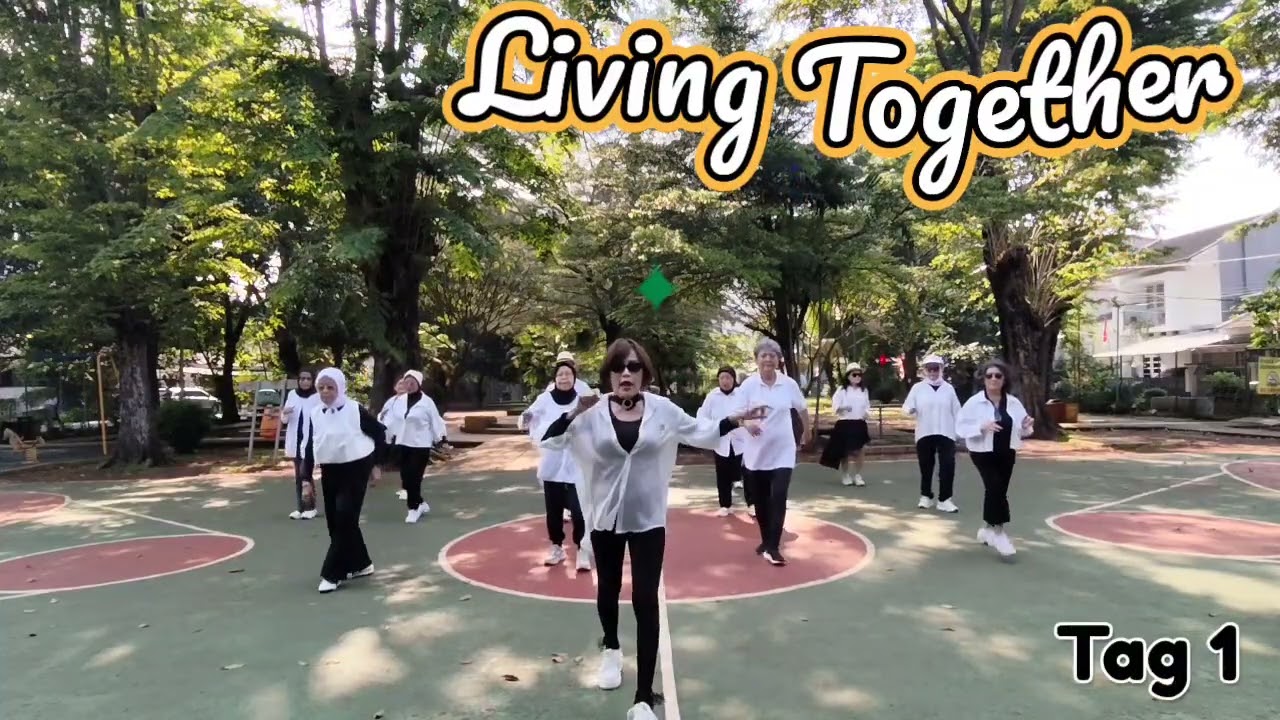 Living Together Line Dance#Choreo: Heny Riawati (INA)#August 2025#Improver#Demo: Lisa Dance BPPT#