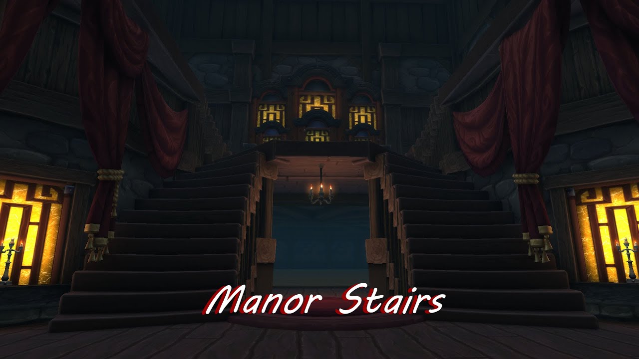Manor Stairs WoW Housing!