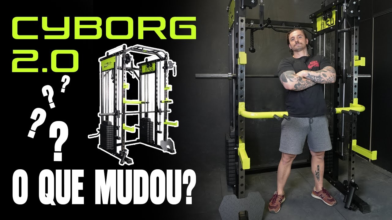 O EQUIPAMENTO RESIDENCIAL mais ABSURDO que JÁ VI! NOVA VERSÃO Cyborg Cross Smith Rack UPLIFT FITNESS