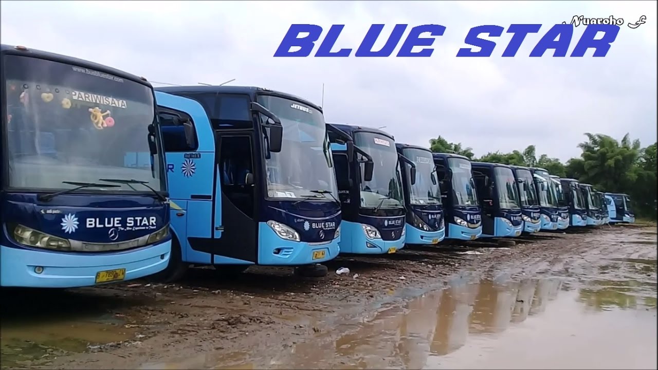 Berkunjung ke tempat Bus Blue Star di Pondok Cabe