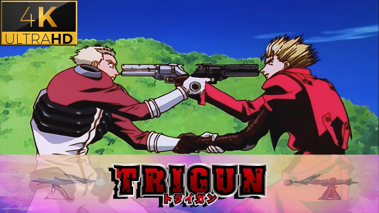 Vash VS Knives, Scontro Finale [ITA 4K] &ndash; Trigun Episodio 26 Sotto un cielo cos&igrave; azzurro