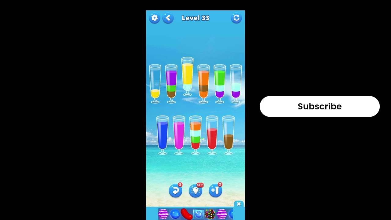 Water Sort - Color Puzzle Game Level 33 | Water Sort Puz Level 33
