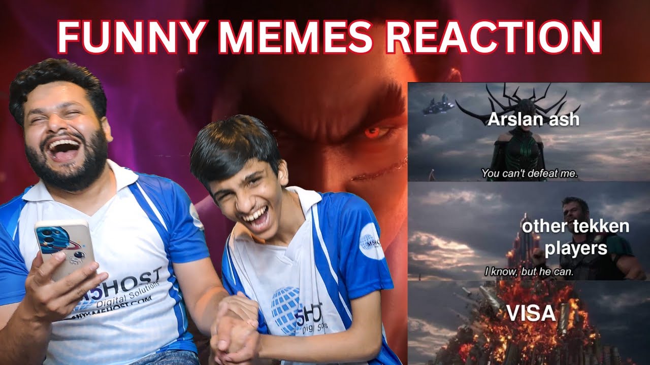 Funny Tekken Memes Reaction ft M5host Dawood Sikandar & @Mani_Mokujin.