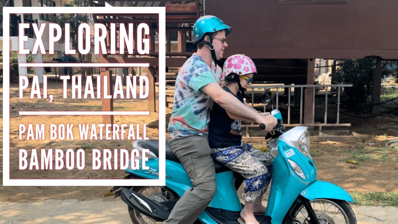 Exploring Pai, Thailand - Pam bok waterfall and the Bamboo Bridge