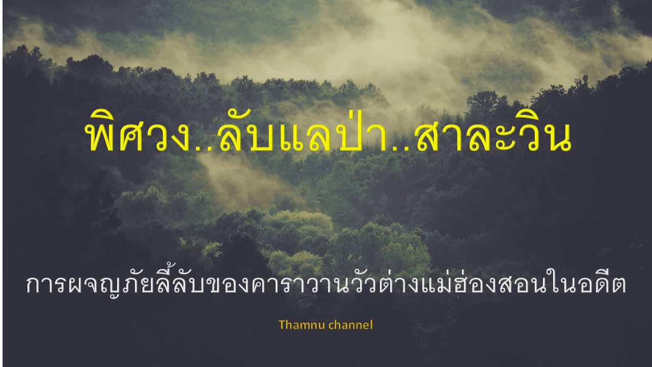 ๕.พิศวง ลับแลป่า สาละวิน! การผจญภัยลี้ลับคาราวานวัวต่างแม่ฮ่องสอนในอดีต