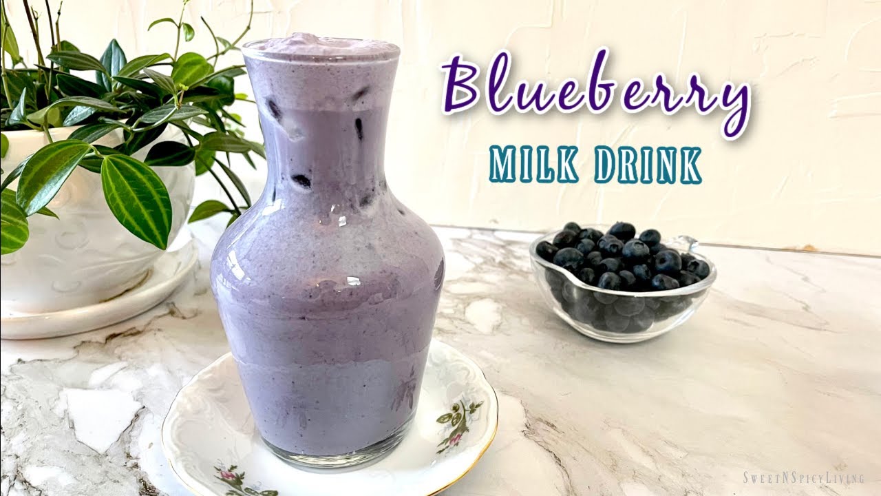 Blueberry Milk Drink