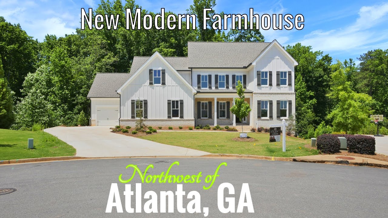 NEW 5 BDRM, 4.5 BATH MODERN FARMHOUSE IN MARIETTA, GA, NW OF ATLANTA (SOLD)