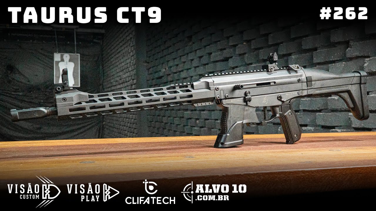 Taurus CT9 9mm // REVIEW 262 // #visaocustom #visaoplay #taurus #9mm