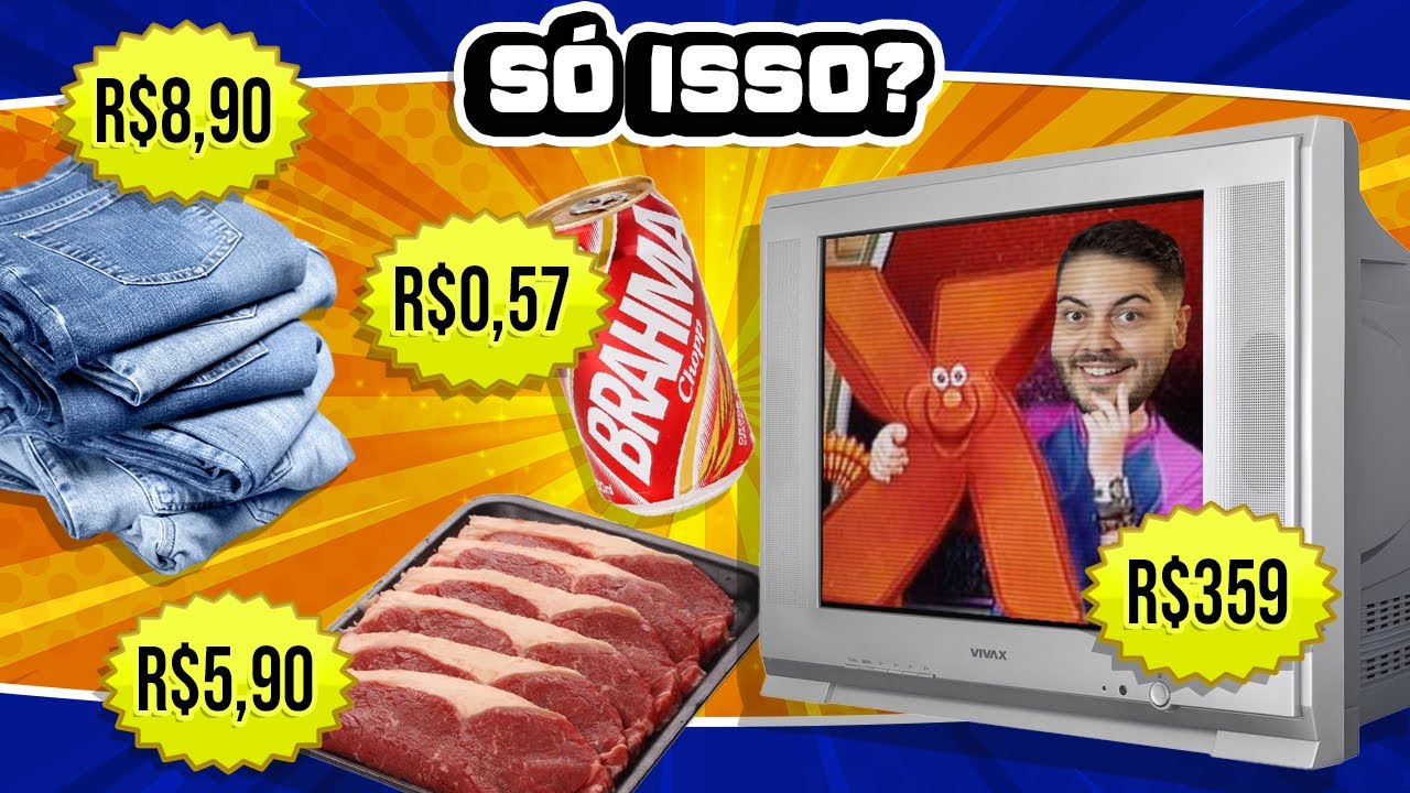 VOCÊ VAI SE SURPREENDER COM O PREÇO DAS COISAS NO INÍCIO DOS ANOS 2000!