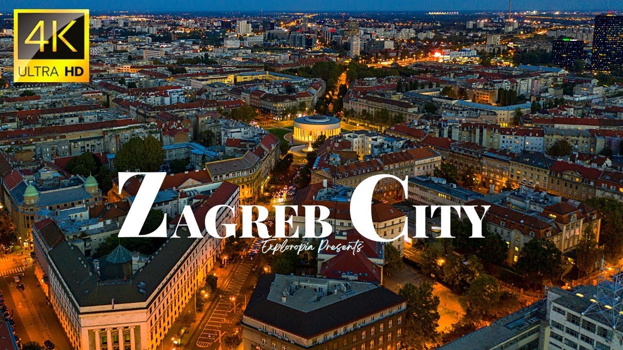 Zagreb, Croatia 🇭🇷 in 4K ULTRA HD 60FPS Video by Drone