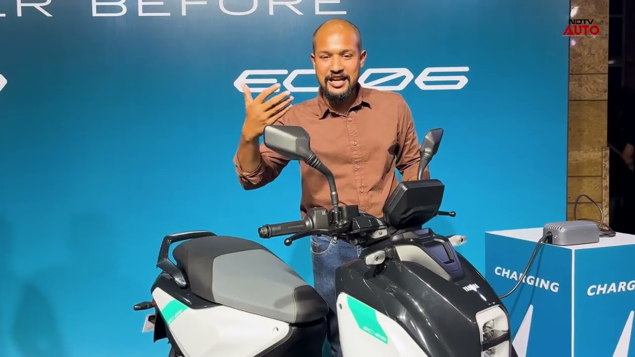 Yamaha EC-06 Electric Scooter | First Look | NDTV Auto