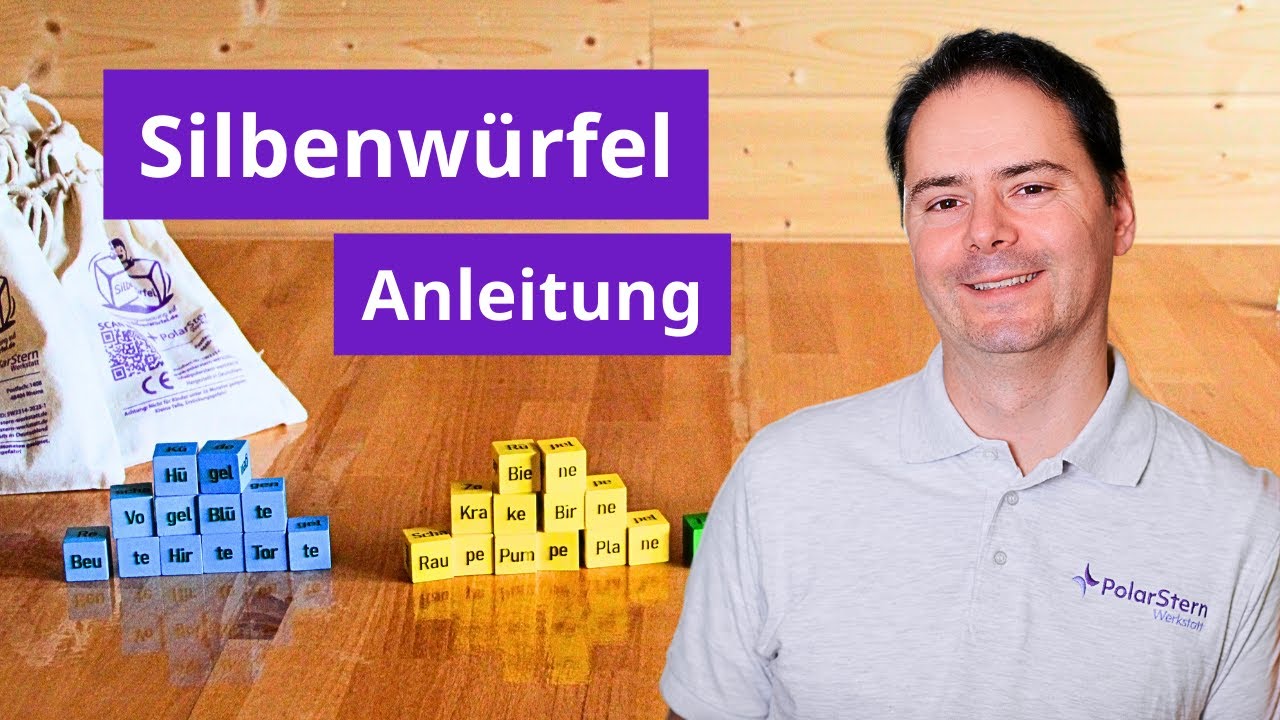 So einfach lernt Ihr Kind mit unseren Silbenwürfeln - Anleitung in nur 200 Sekunden