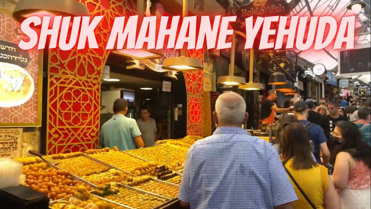 JERUSALEM, Walking Inside The Shuk, MAHANE YEHUDA MARKET - Part 2