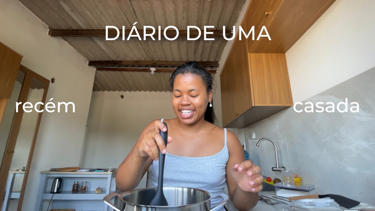 o primeiro churrasco de um casal rec&eacute;m casados na casa nova
