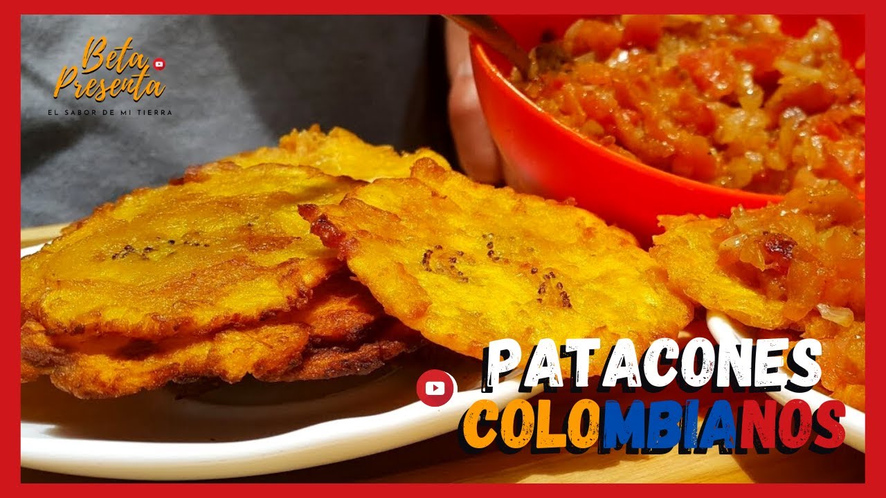 PATACONES COLOMBIANOS 🍌 como HACER PATACONES COLOMBIANOS