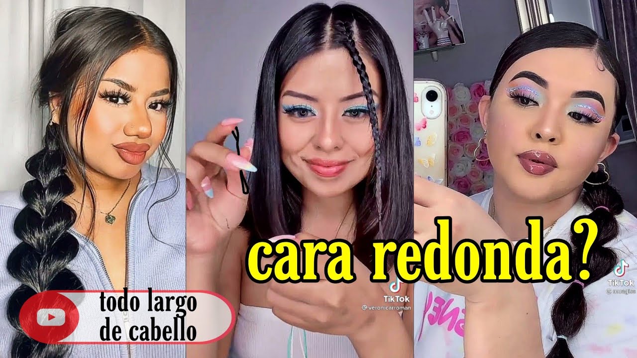 VARIEDAD DE PEINADOS PARA CARA REDONDA diseños y más