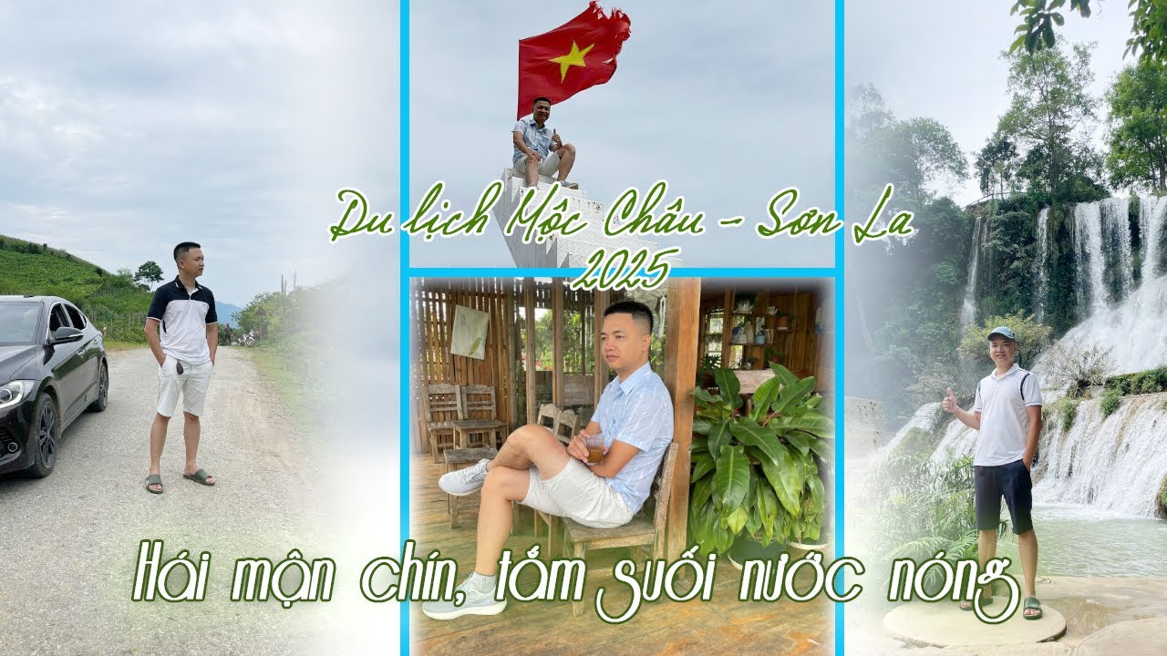 Du lịch Mộc Châu 2025 | Hái mận, tắm suối nóng Bò Ấm
