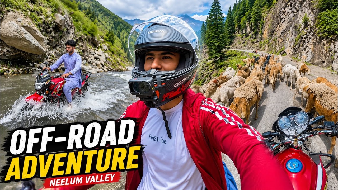 Neelum Valley Moto Vlog 2026 | LOC Views, Rain Ride & Village Life 😍 | ShowBoo 