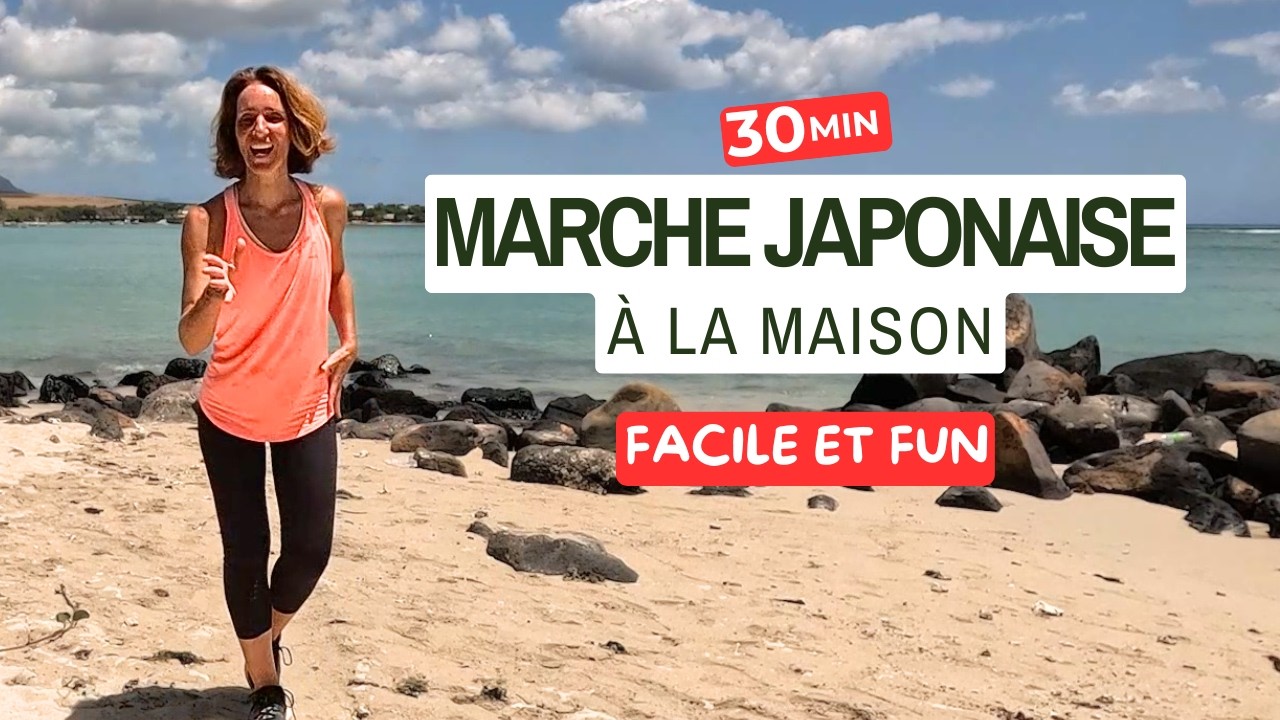 Marche japonaise - 30 min de marche rapide à la maison pour améliorer ton cardio et perdre du poids