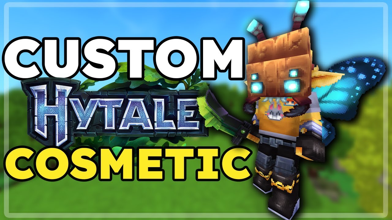 How To Make a Custom Hytale Cosmetic & Import It Into Your Survival World